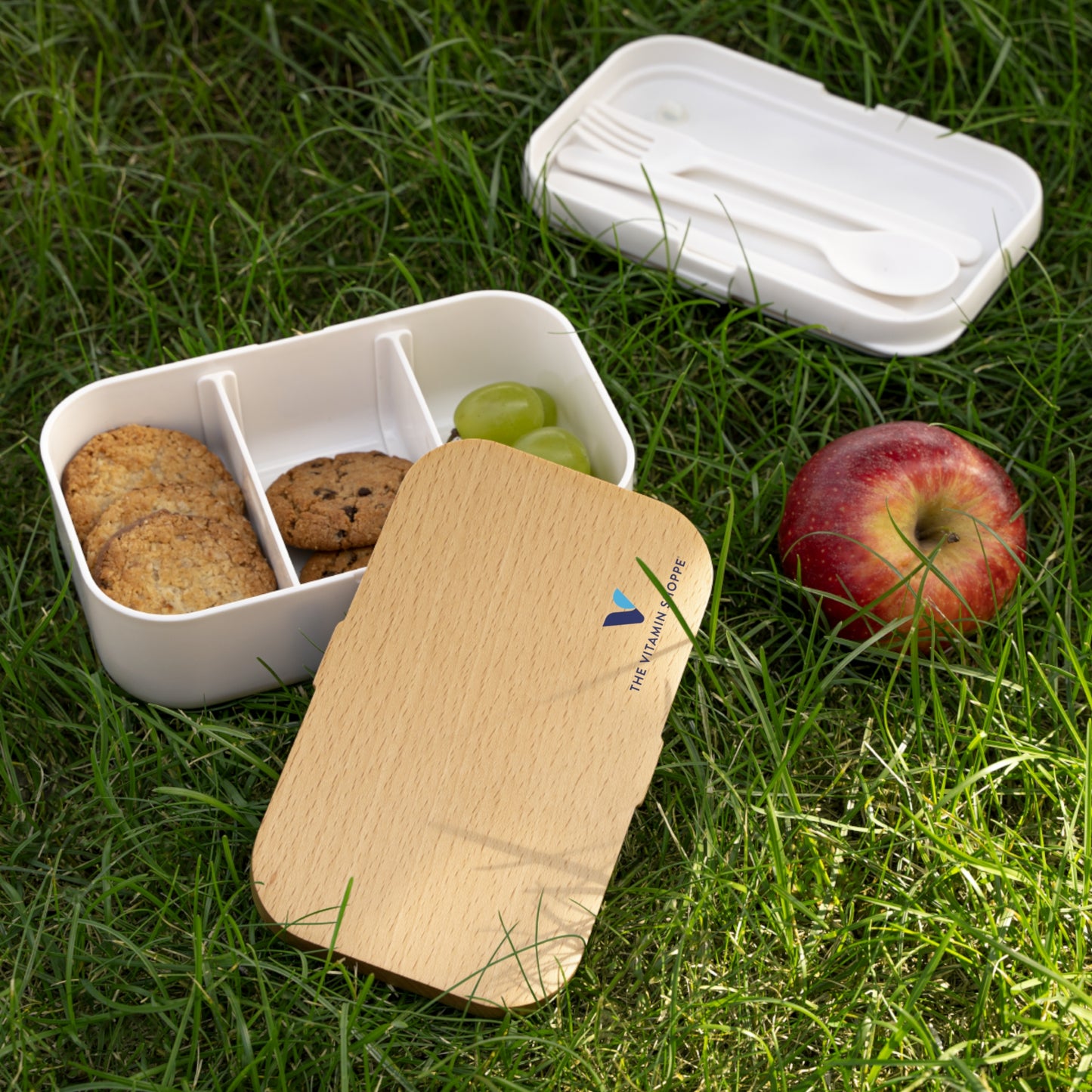 Wood Grain Bento Lunch Box