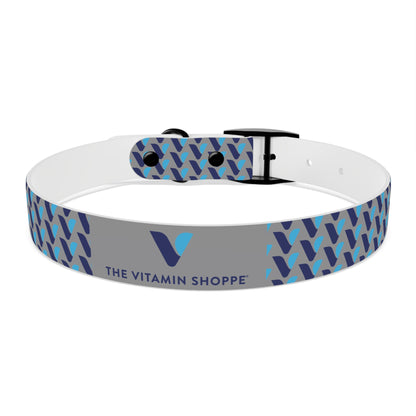 Vitamin Shoppe Branded Blue Geo Dog Collar