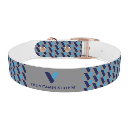 Vitamin Shoppe Branded Blue Geo Dog Collar