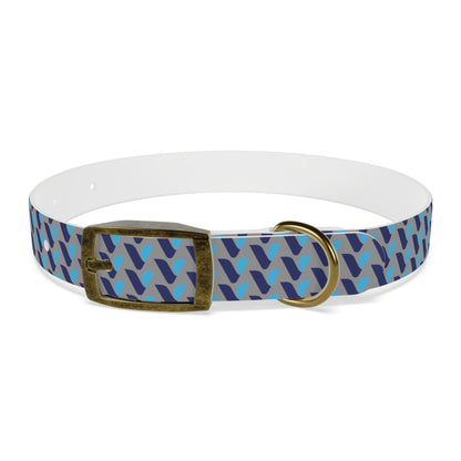 Vitamin Shoppe Branded Blue Geo Dog Collar