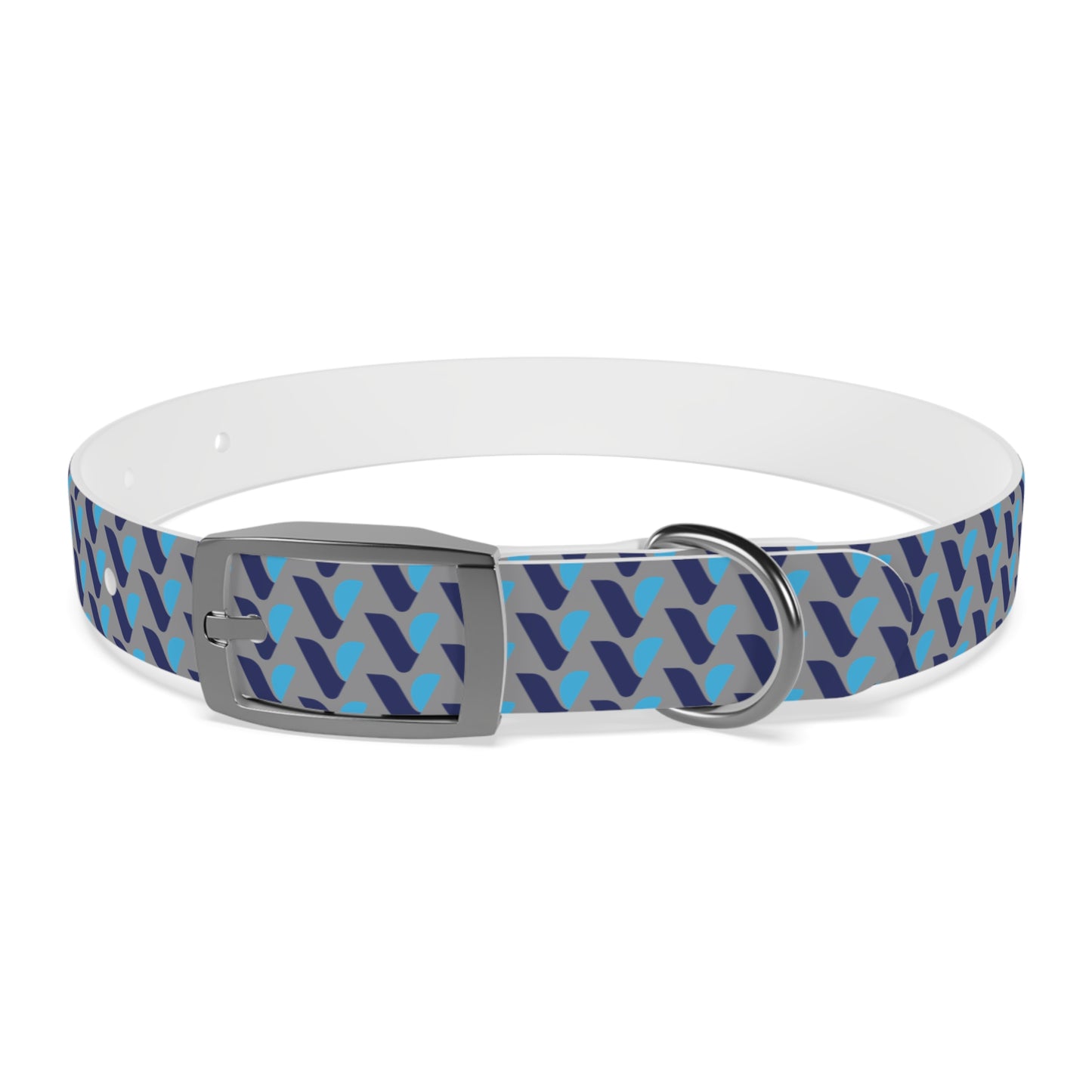 Vitamin Shoppe Branded Blue Geo Dog Collar