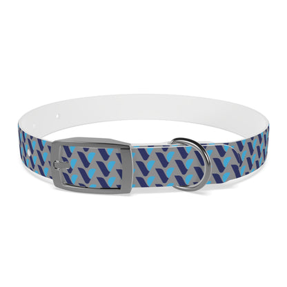 Vitamin Shoppe Branded Blue Geo Dog Collar