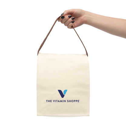Canvas Lunch Bag with Strap — The Vitamin Shoppe Logo Insulated Tote
