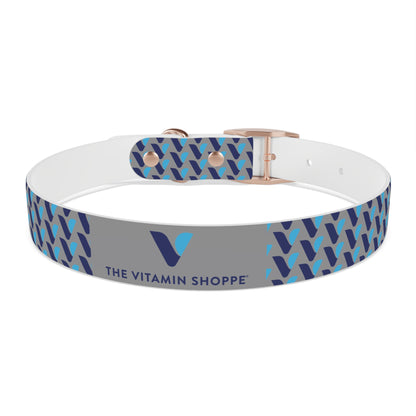 Vitamin Shoppe Branded Blue Geo Dog Collar