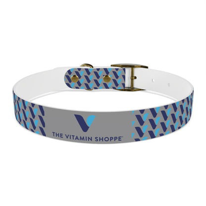 Vitamin Shoppe Branded Blue Geo Dog Collar