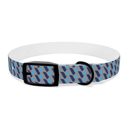 Vitamin Shoppe Branded Blue Geo Dog Collar