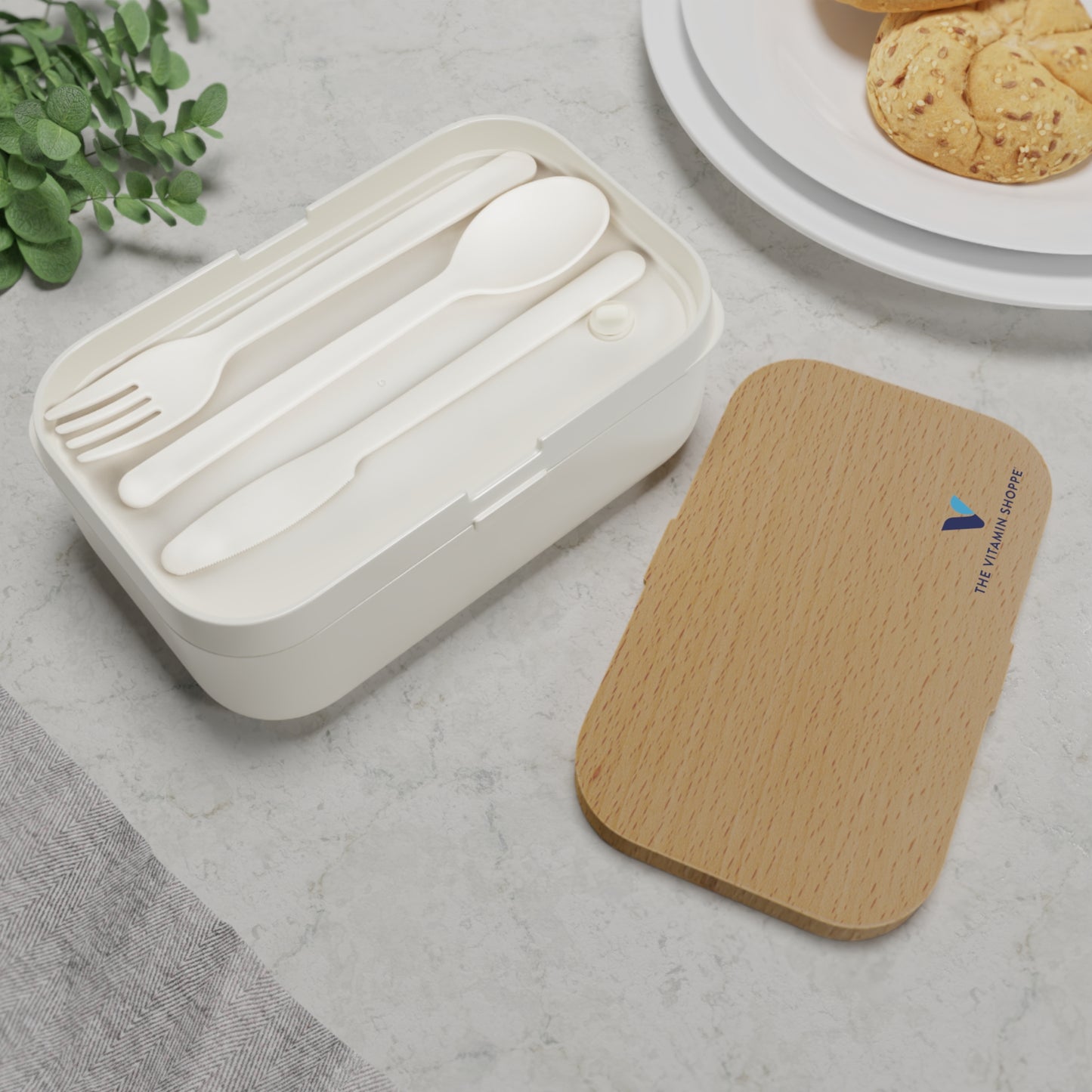 Wood Grain Bento Lunch Box