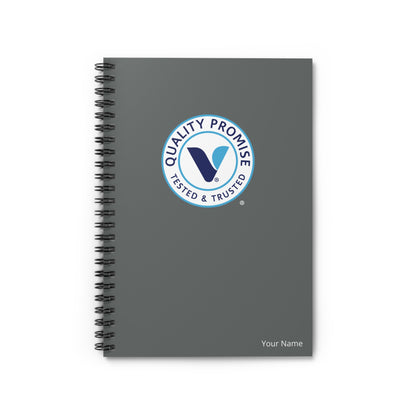 Quality Promise Spiral Notebook — Personalized Ruled Journal
