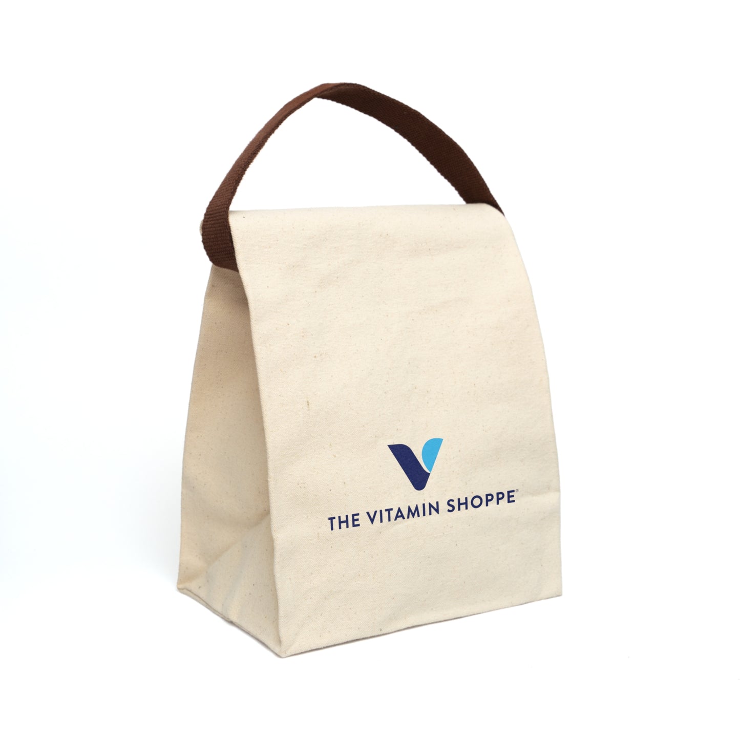 Canvas Lunch Bag with Strap — The Vitamin Shoppe Logo Insulated Tote