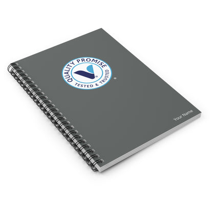 Quality Promise Spiral Notebook — Personalized Ruled Journal