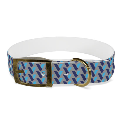 Vitamin Shoppe Branded Blue Geo Dog Collar