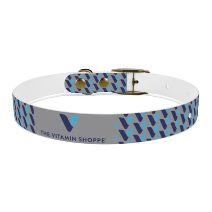 Vitamin Shoppe Branded Blue Geo Dog Collar