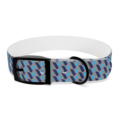 Vitamin Shoppe Branded Blue Geo Dog Collar