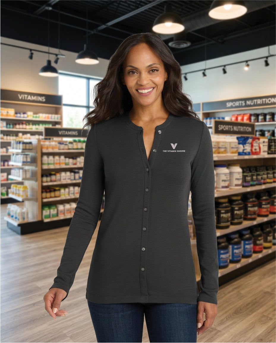 Women's Concept Stretch Button-Front Cardigan