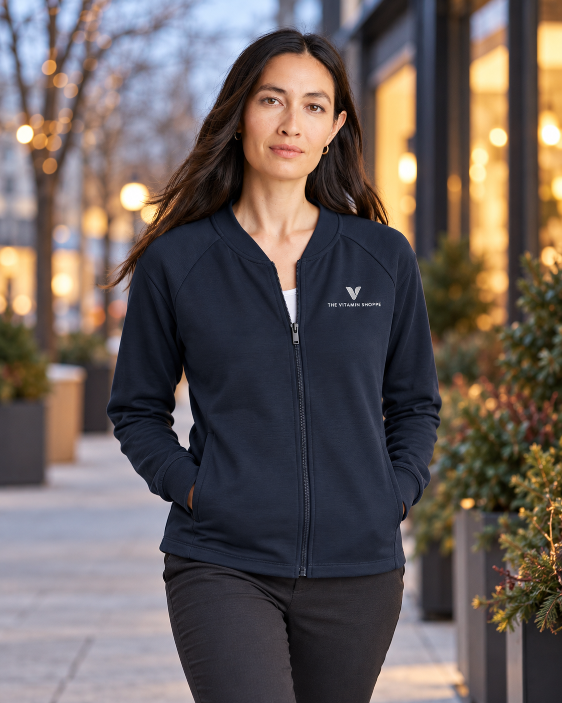 Mercer+Mettle Women's Double-Knit Bomber