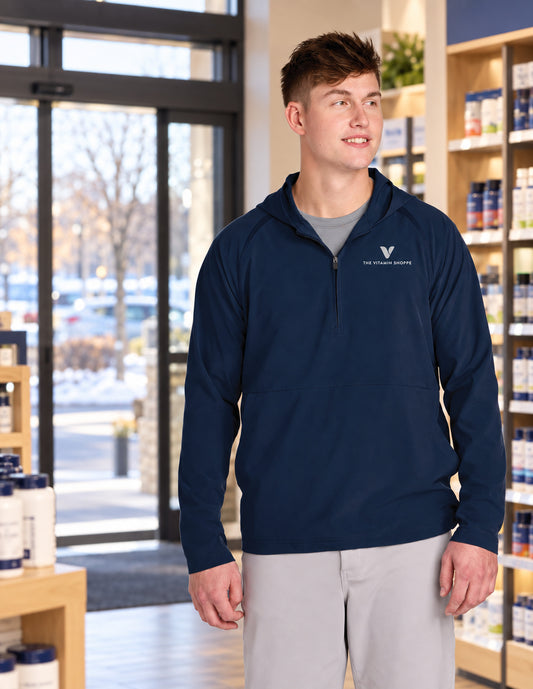 Sport-Tek Repeat 1/2-Zip Long Sleeve Hooded Jacket