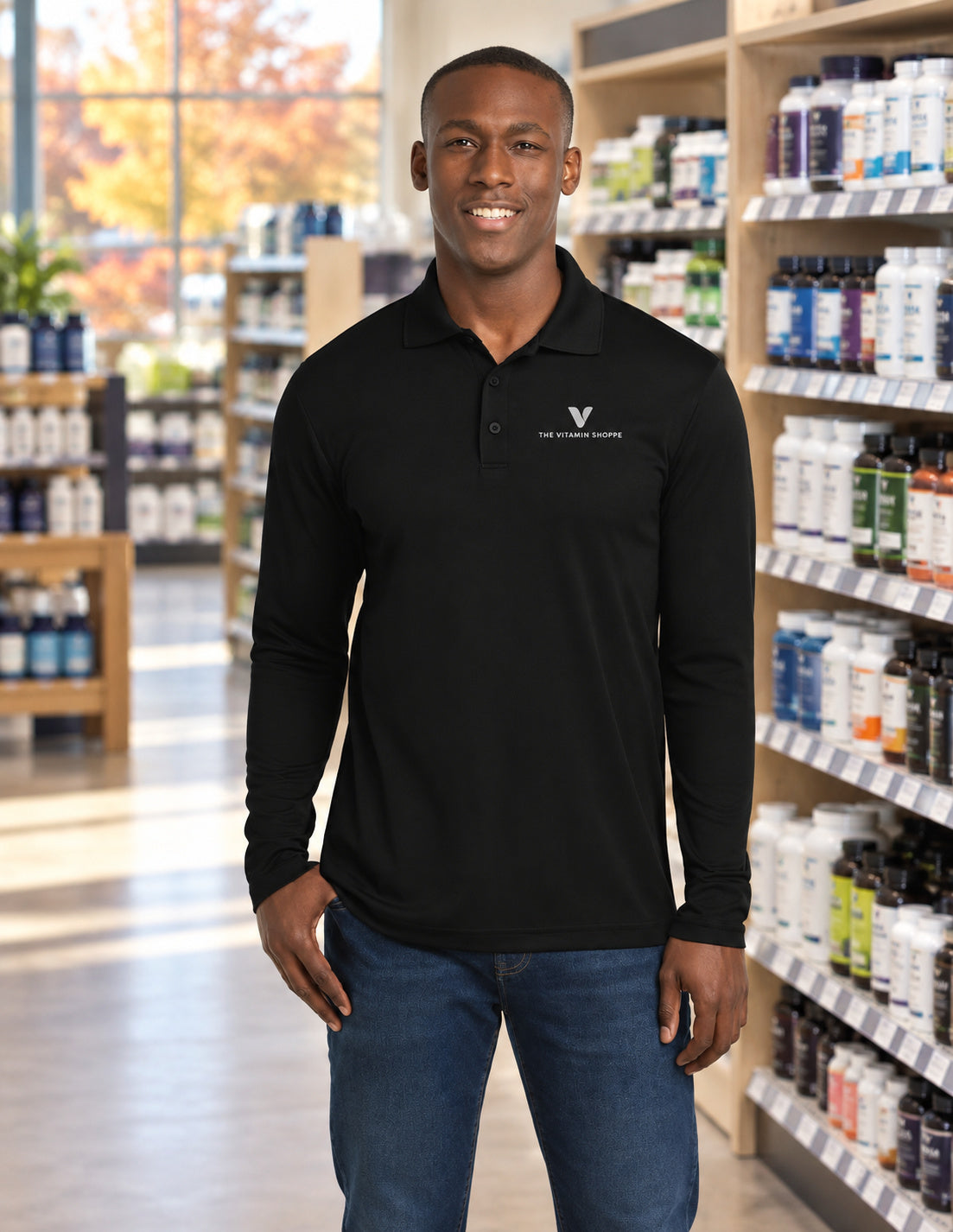 Sport-Tek PosiCharge RacerMesh Long Sleeve Polo