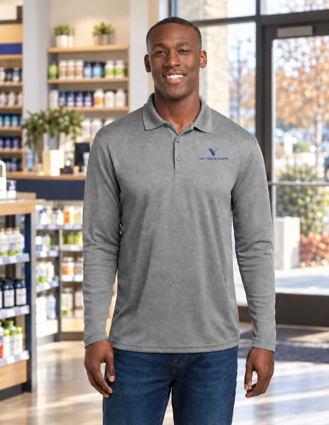 Sport-Tek PosiCharge RacerMesh Long Sleeve Polo