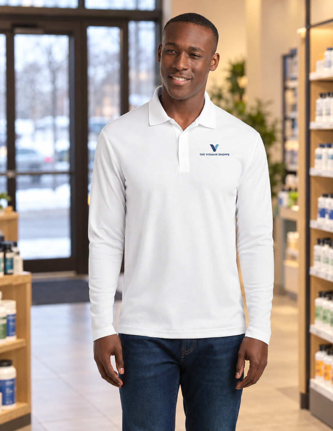 Sport-Tek PosiCharge RacerMesh Long Sleeve Polo